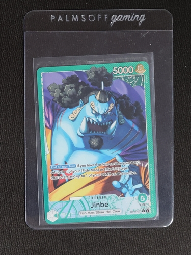 One Piece Card Game OP11-021 Jinbe Leader Alternate Art — front