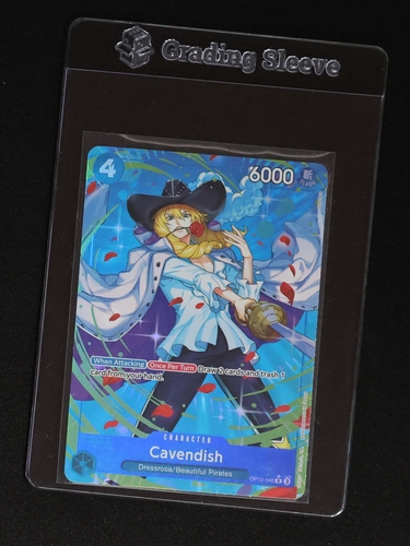 One Piece Card Game 2025 OP10-045 Cavendish Royal Blood Alternate Art — front