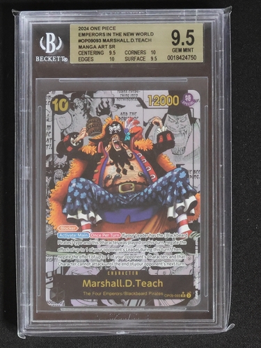 2024 One Piece Emperors in the New World #OP09-093 Marshall D. Teach Manga Art SR — front