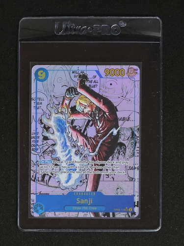 2025 One Piece Card The Best Vol. 2 PRB02-119 Sanji Manga Alt Art — front