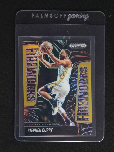 2024-25 Panini Prizm Black #2 Stephen Curry Fireworks — front