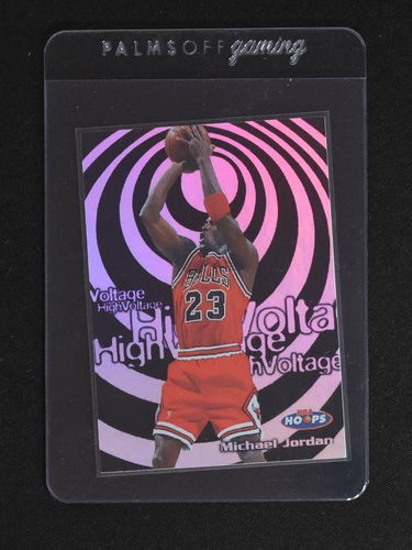 1997-98 NBA Hoops High Voltage #14HV Michael Jordan — front