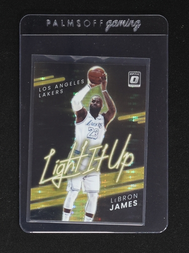 2021-22 Panini Donruss Optic #11 LeBron James Light It Up — front