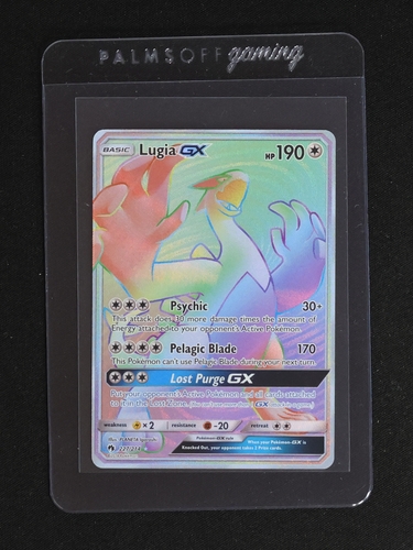 2018 Pokemon Sun & Moon Lost Thunder #227/214 Lugia GX — front