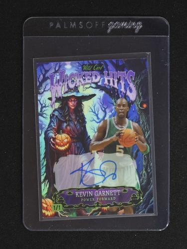 2025 Wild Card Wicked Hits #1/1 Kevin Garnett — front