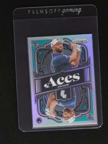 2024 Panini Prizm LIV Golf #3 Jon Rahm Aces Teal Prizm — front