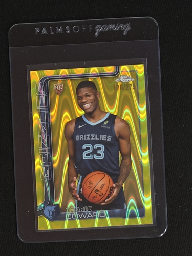 2025-26 Topps Chrome #261 Cedric Coward — front