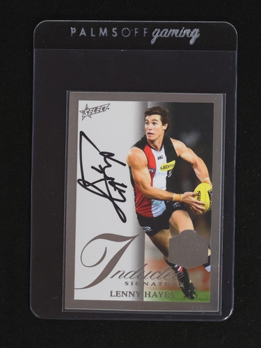 2022 Select Inductee Signature Lenny Hayes — front