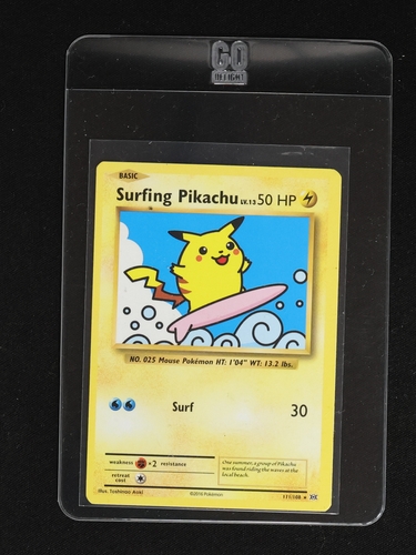 2016 Pokemon XY Evolutions #111 Surfing Pikachu — front