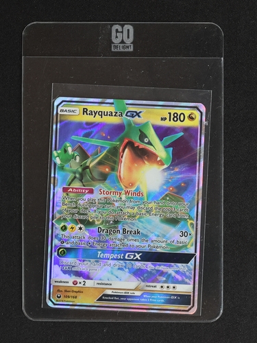 2018 Pokemon Celestial Storm #109 Rayquaza GX — front
