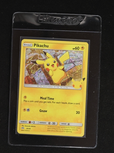 2021 Pokémon McDonald's 25th Anniversary #25 Pikachu — front