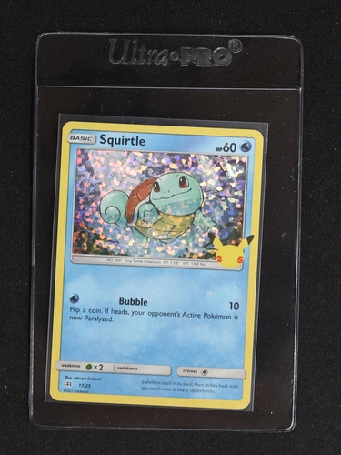 2021 Pokémon McDonald's 25th Anniversary #17 Squirtle — front