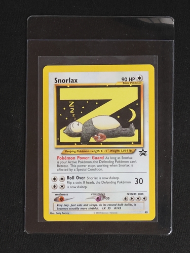 2002 Pokemon League Promo #49 Snorlax — front