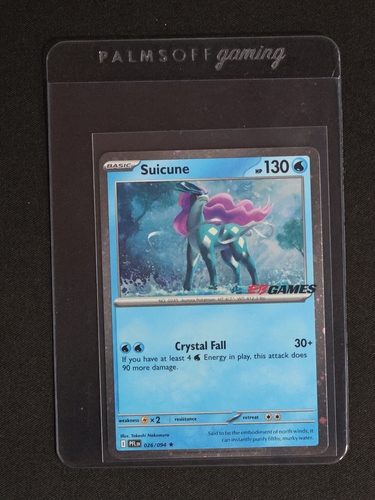 2025 Pokémon Phantasmal Flames #026 Suicune — front