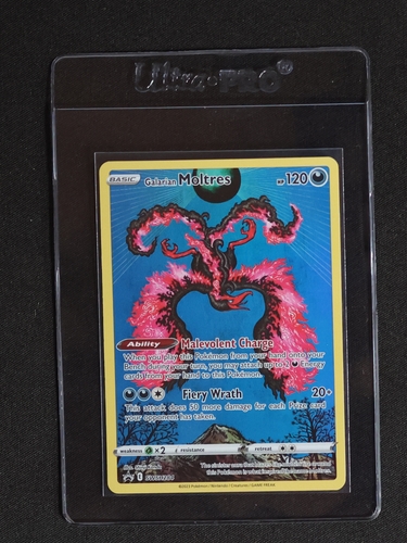 2023 Pokémon SWSH Black Star Promo Crown Zenith #284 Galarian Moltres — front