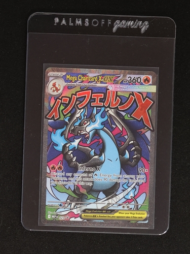 2025 Pokémon MEP Mega Charizard X ex #023 — front