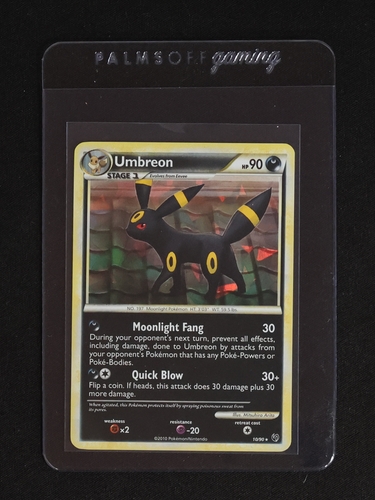 2010 Pokémon HGSS Undaunted #10 Umbreon — front