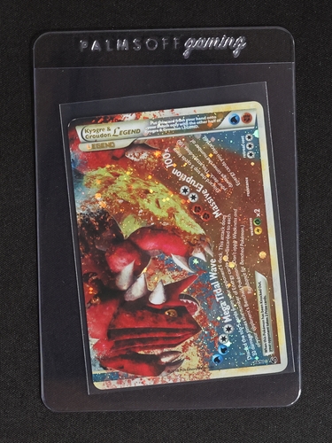 2010 Pokémon Undaunted #88 Kyogre & Groudon Legend Bottom Half — front