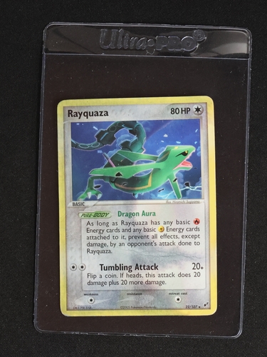 2005 Pokémon EX Deoxys #22 Rayquaza — front
