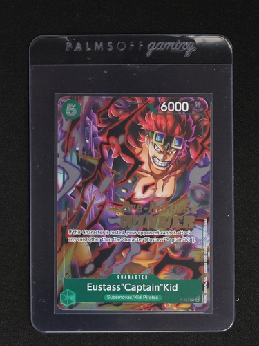 2024 One Piece Card Game Promo P-067 Eustass "Captain" Kid Pre-Release Winner — front