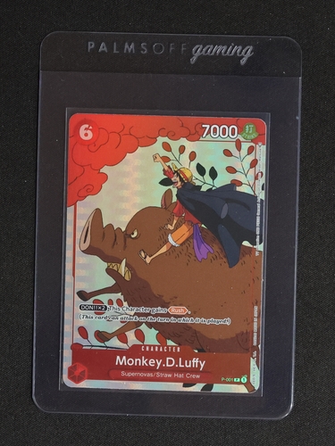 2023 One Piece Card Game Gift Collection P-001 Monkey D. Luffy — front