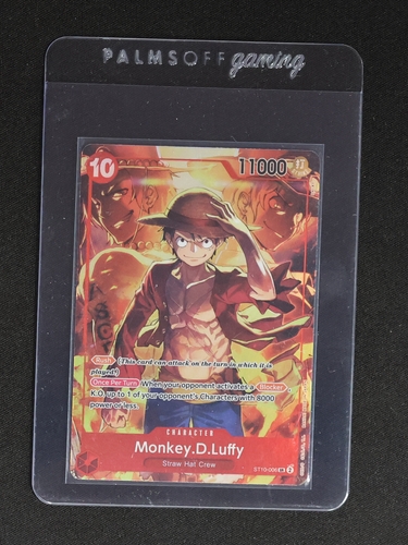 2024 One Piece TCG Treasure Booster Promo #ST10-006 Monkey D. Luffy — front