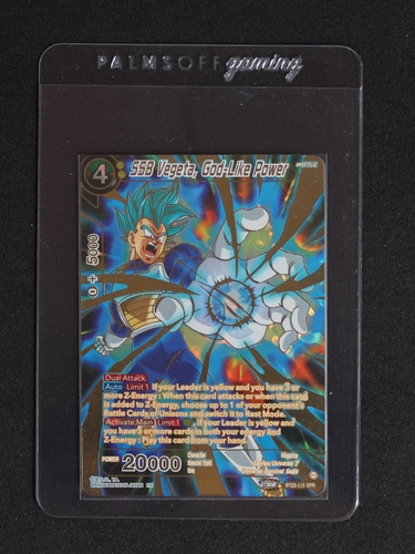 2021 Dragon Ball Super Card Game BT15-115 SSB Vegeta, God-Like Power — front