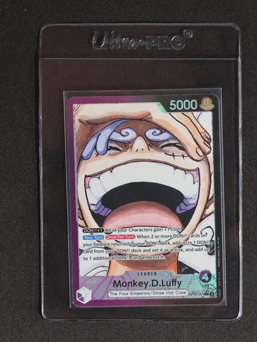 2024 One Piece OP09-061 Monkey D. Luffy Alternate Art — front