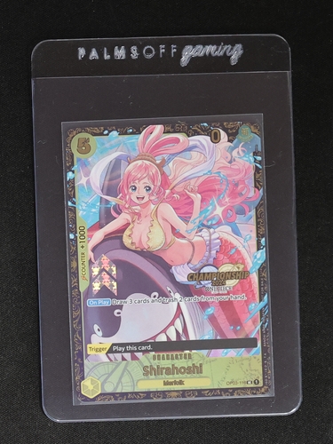 One Piece TCG Shirahoshi OP03-116 Championship 2024 Promo — front