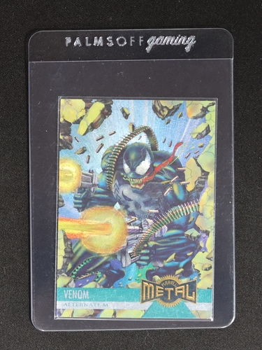 1995 Fleer Marvel Metal #136 Venom Alternate M — front
