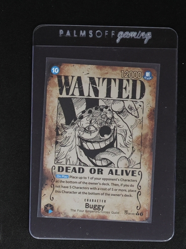 2024 One Piece OP09-051 Buggy Wanted Poster — front