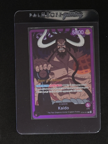 One Piece Super Pre-Release #ST04-001 Kaido — front