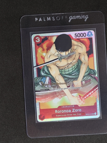 One Piece Card Game 2022 ST01-013 Roronoa Zoro — front