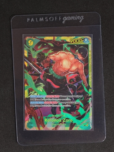 2024 One Piece TCG OP06-118 Roronoa Zoro Wings of the Captain Secret Rare — front