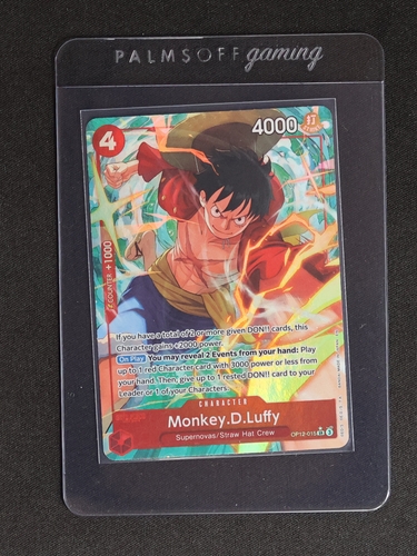 One Piece TCG OP12-015 Monkey.D.Luffy — front