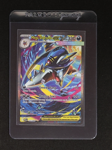 2025 Pokemon Mega Sharpedo EX #127/094 — front