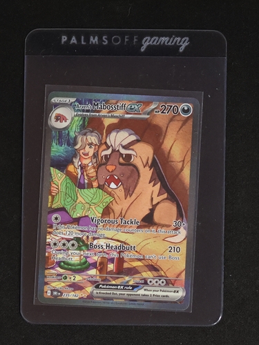 2025 Pokémon #235 Arven's Mabosstiff ex — front