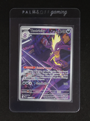 2025 Pokémon Phantasmal Flames #103 Toxtricity Illustration Rare — front