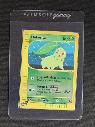 2002 Pokémon Expedition #99 Chikorita — front