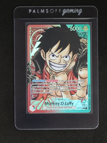 2022 One Piece OP01-003 Monkey D Luffy Alternate Art Leader — front