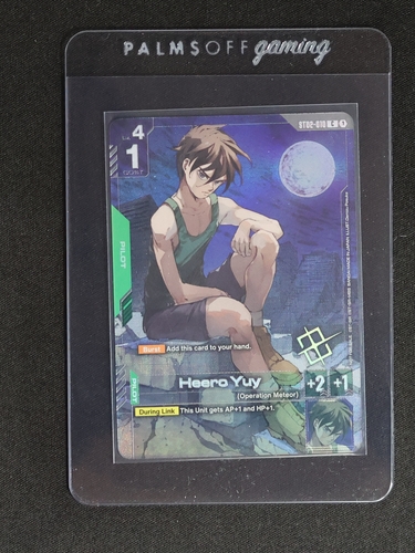 2025 Gundam Card Game ST02-010 Heero Yuy — front