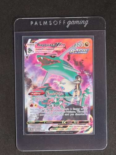2022 Pokémon Silver Tempest #TG20 Rayquaza VMAX — front