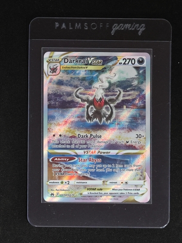 2023 Pokemon Crown Zenith #GG50 Darkrai VSTAR — front