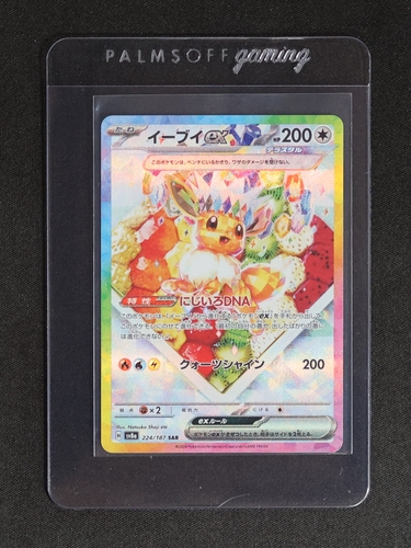 2024 Pokémon SV8a Terastal Festival EX Special Art Rare #224 Eevee EX — front
