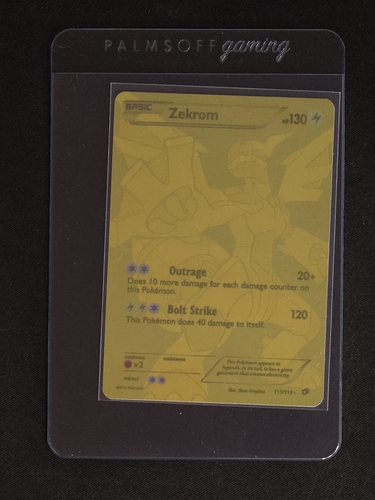 2013 Pokémon Black & White Legendary Treasures #115 Zekrom — front