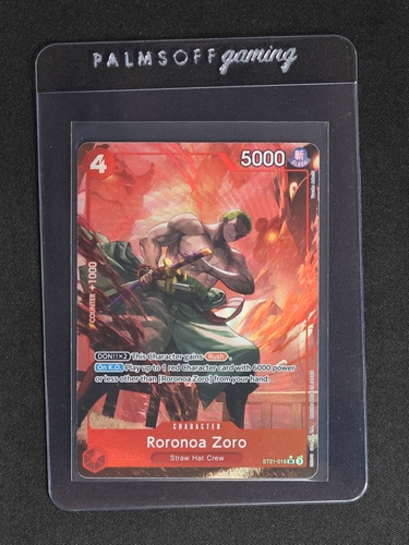 2025 One Piece Starter Deck EX #ST21-015 Roronoa Zoro — front
