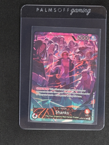 2025 One Piece Card Game OP09-001 Shanks — front