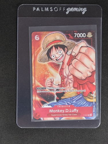 Monkey.D.Luffy P-001 One Piece Promotion Pack 2022 — front