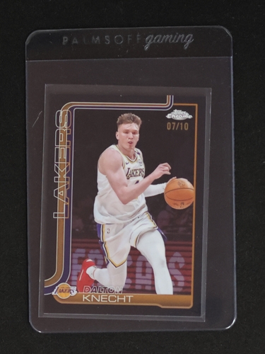 2025-26 Topps Chrome #130 Dalton Knecht — front