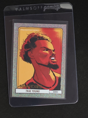 2023-24 Panini NBA Hoops Presentations #8 Trae Young — front
